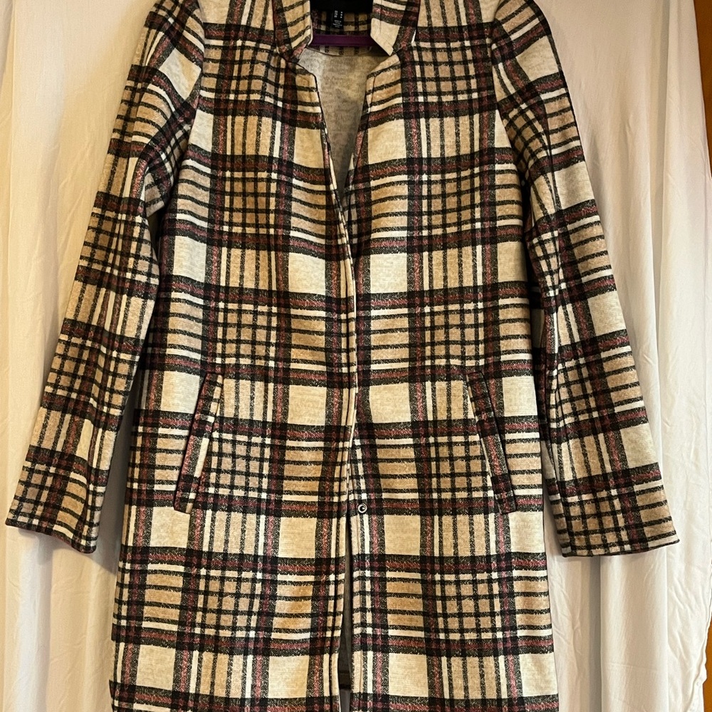 Plaid Women's Coat